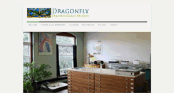 Desktop Screenshot of dragonflystainedglassstudio.com